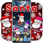 santa claus wallpaper android application logo